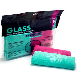 ΠΕΤΣΕΤΑ MANIAC GLASS TOWEL ιδανική για τον καθαρισμό τζαμιών 60x40 ΣΕΤ 6 ΤΕΜ